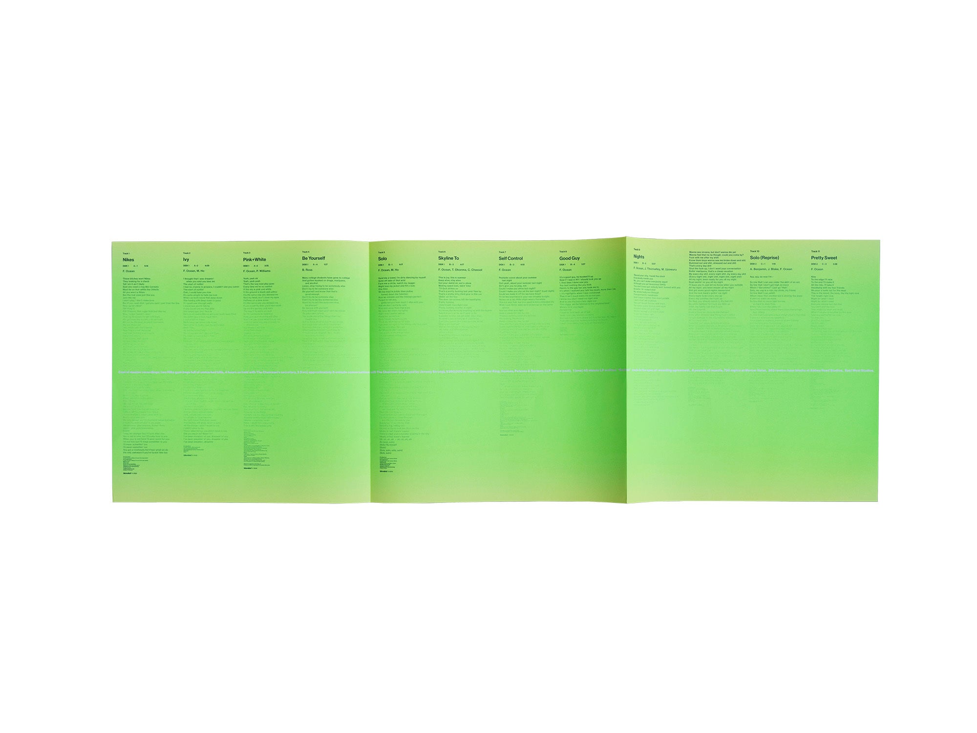 BLONDE 2LP VINYL | BLONDED | FRANK OCEAN